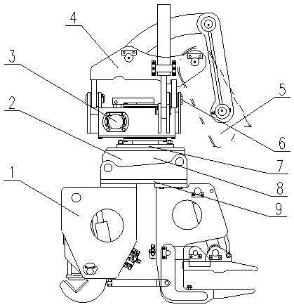 Quick-change multifunctional head for clamping anchor chain and steel cable