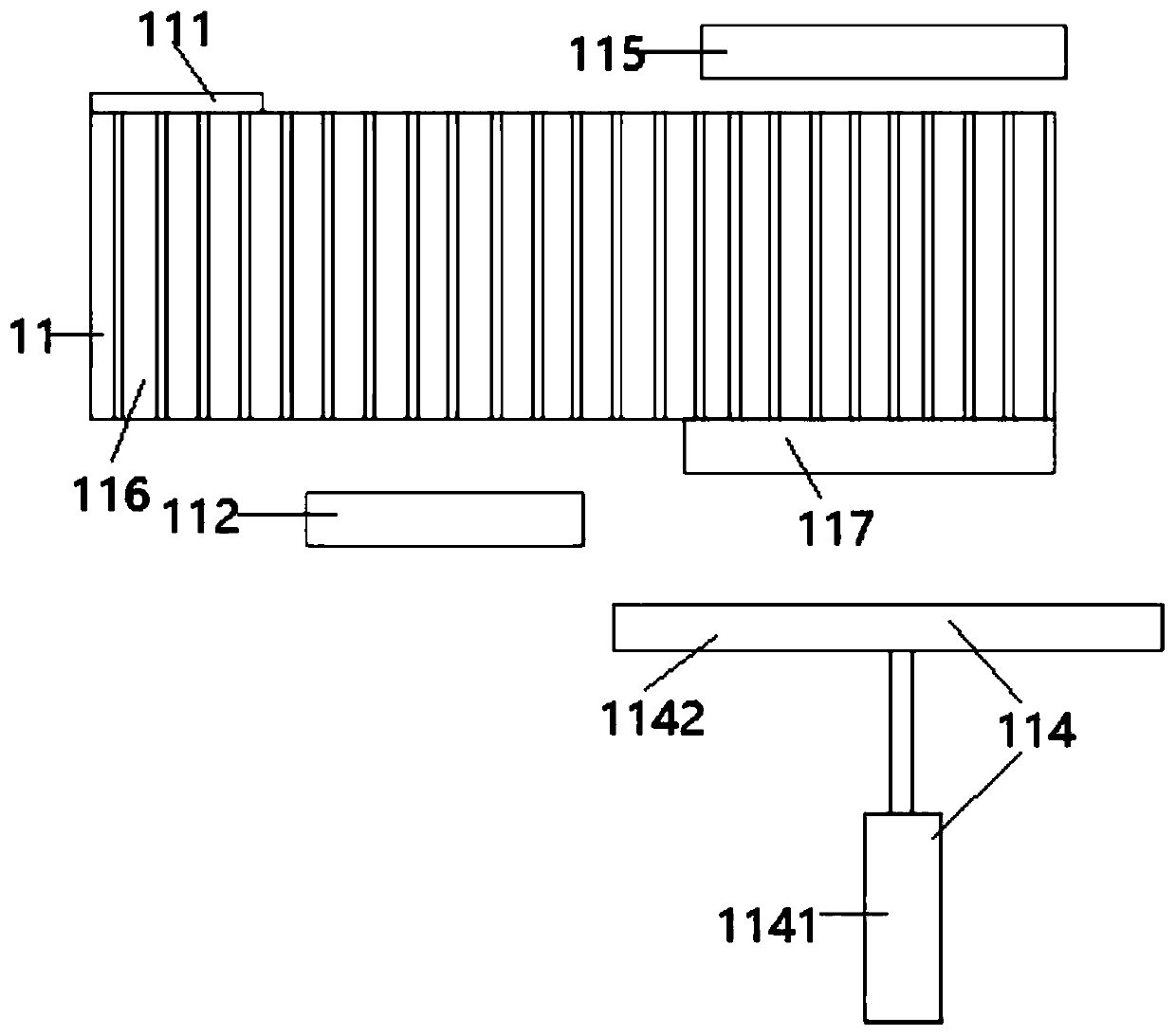 Device for cleaning scallions before packaging