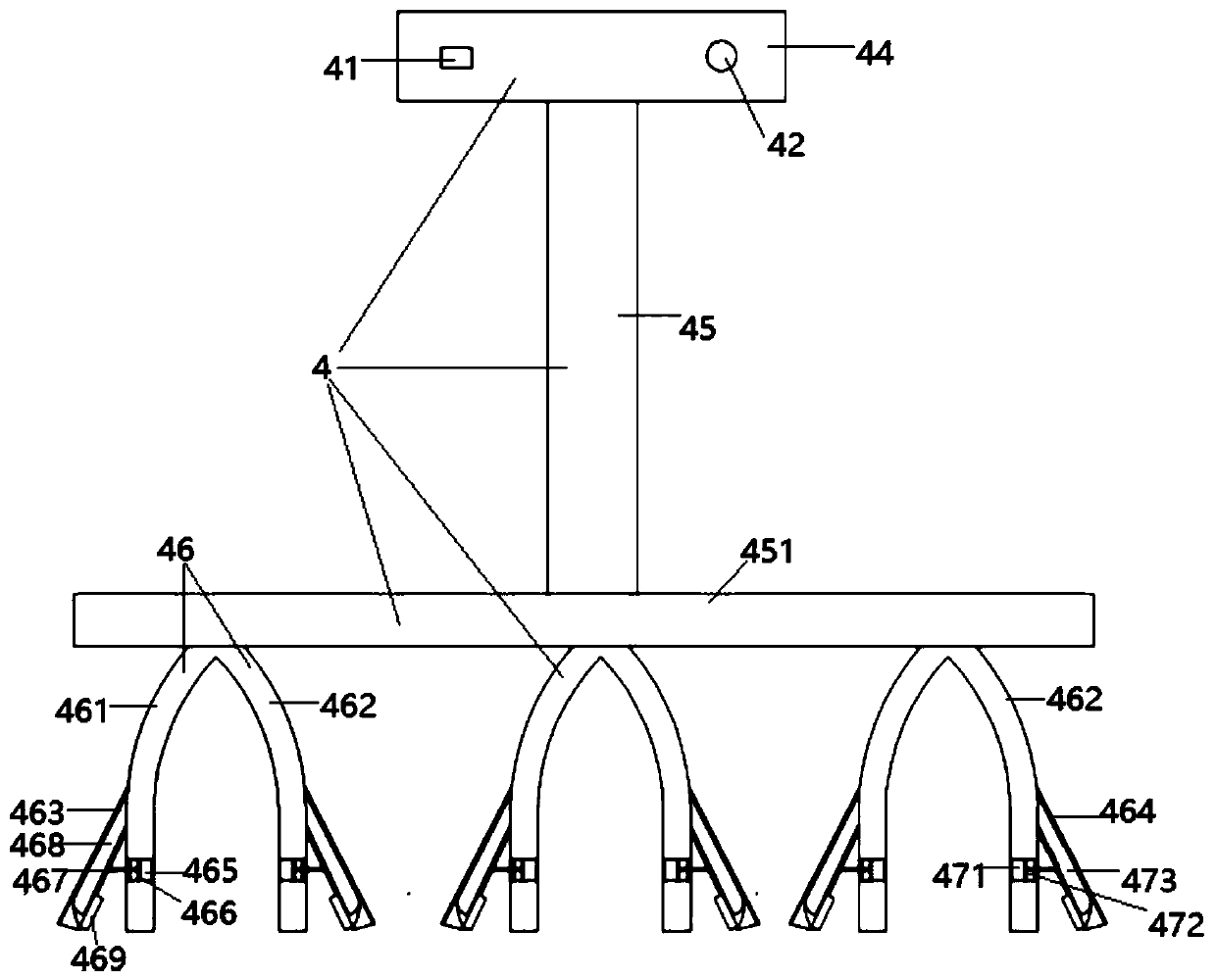 Device for cleaning scallions before packaging