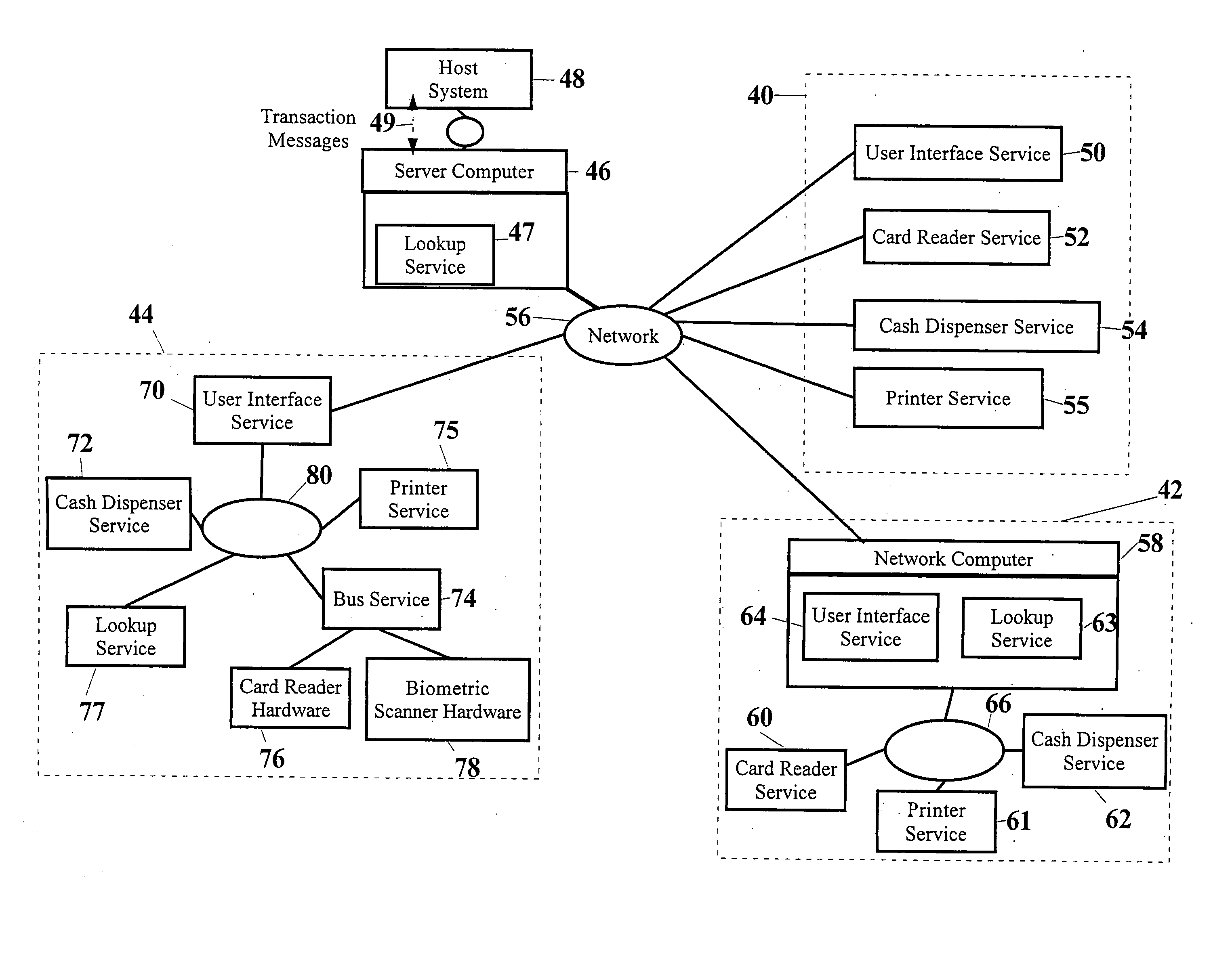 Cash dispensing automated transaction machine and method