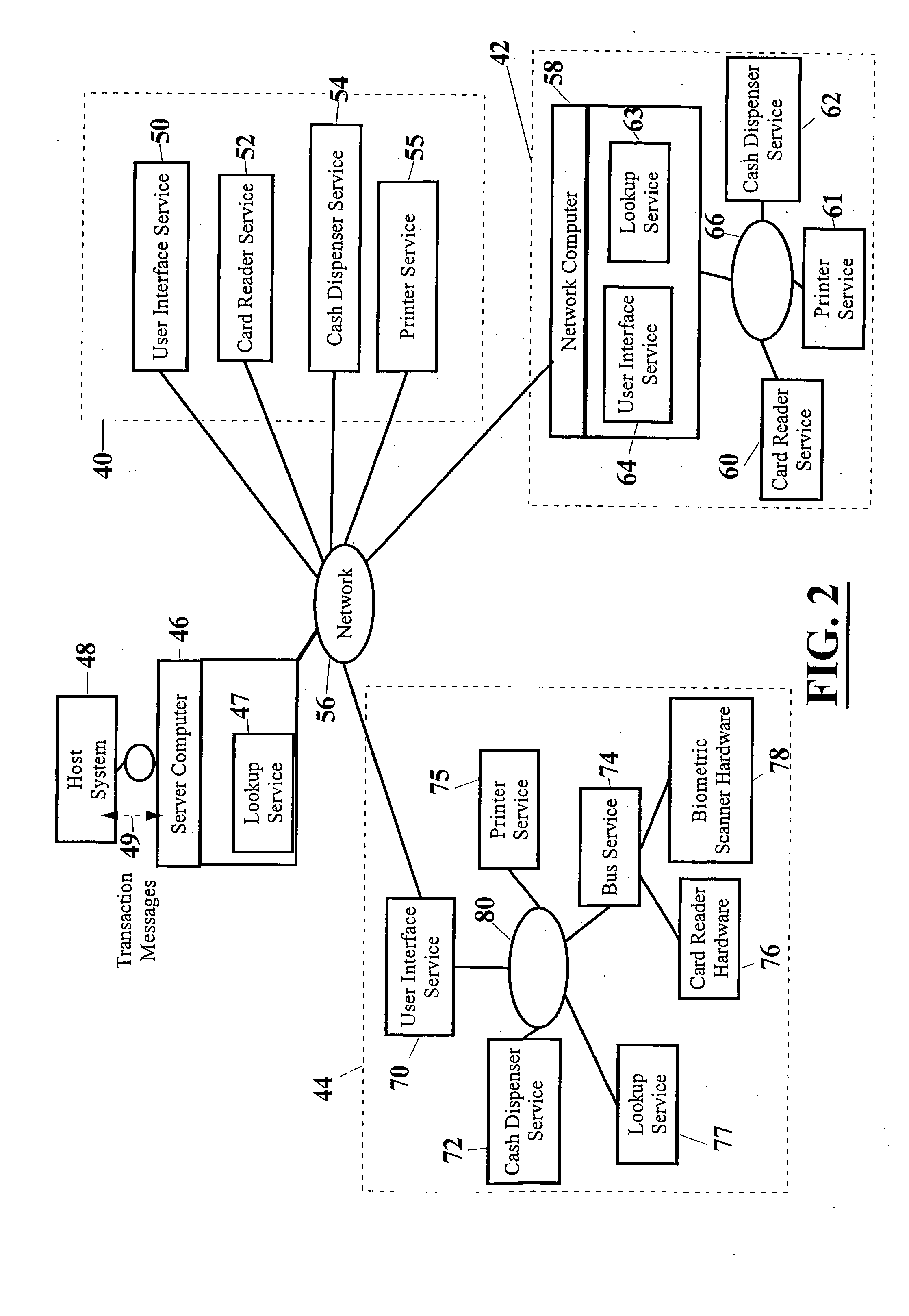 Cash dispensing automated transaction machine and method