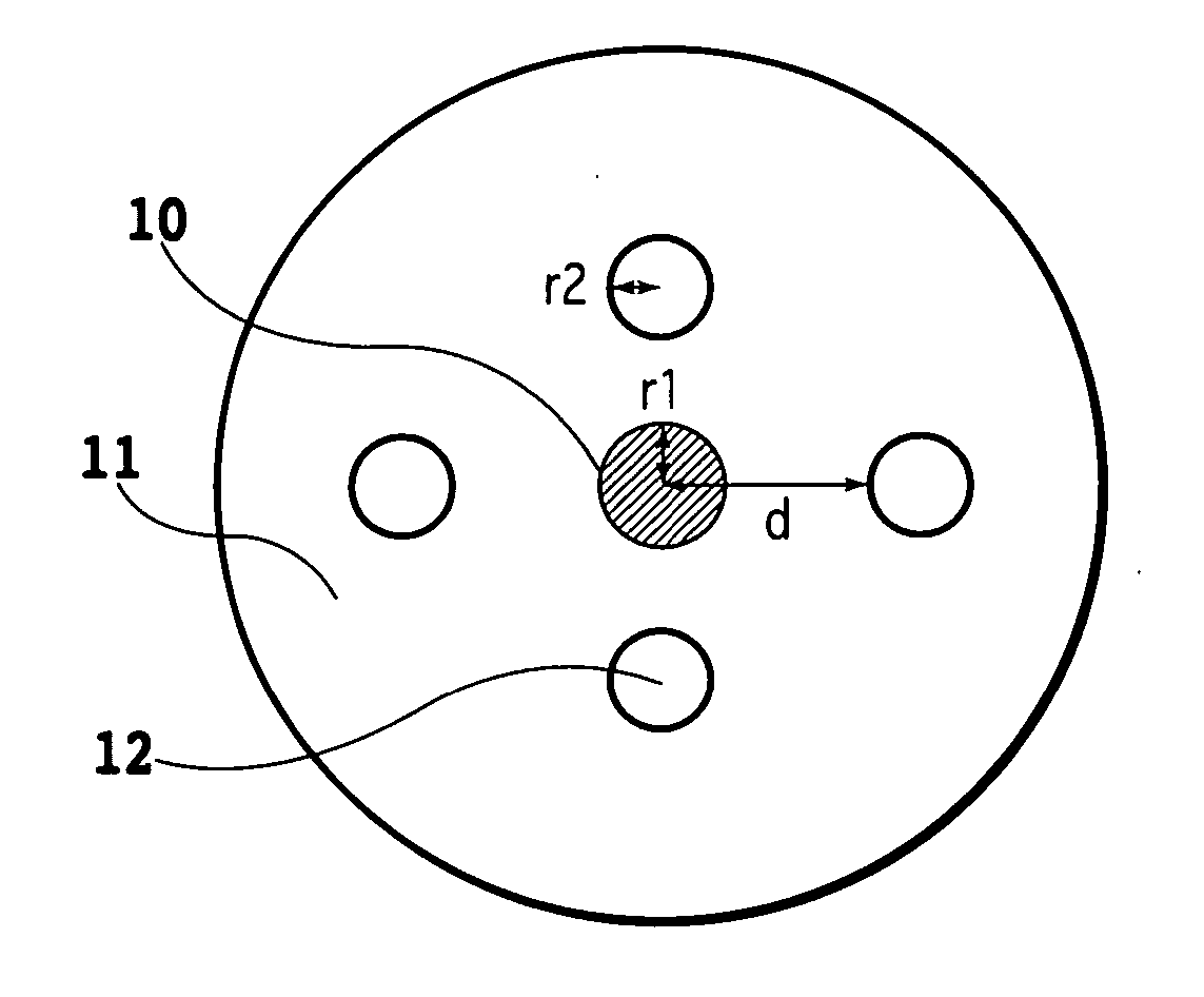 Single mode optical fiber with electron vacancies