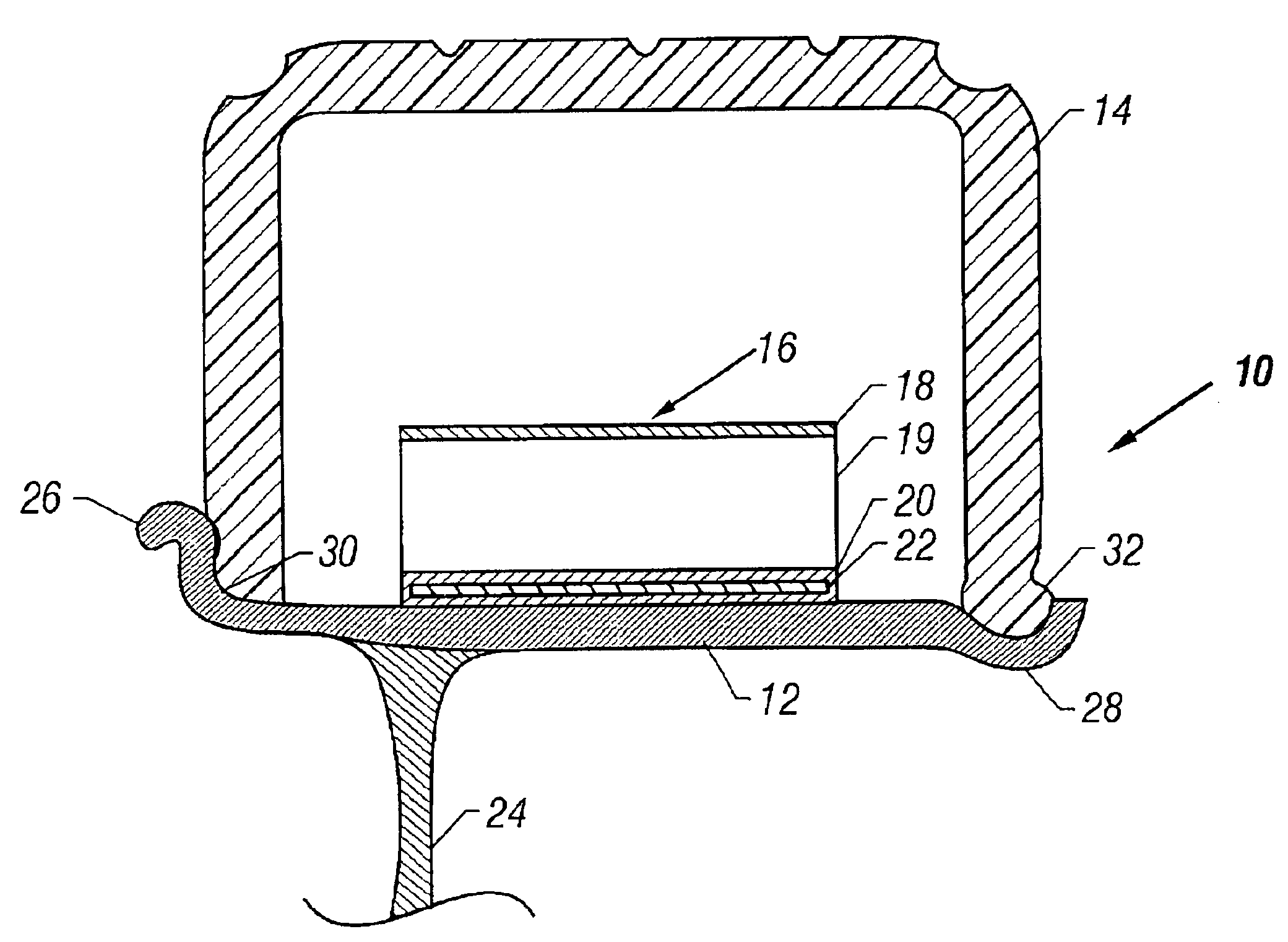 Method of manufacturing a filament formed reinforcement member and a run flat tire support therewith