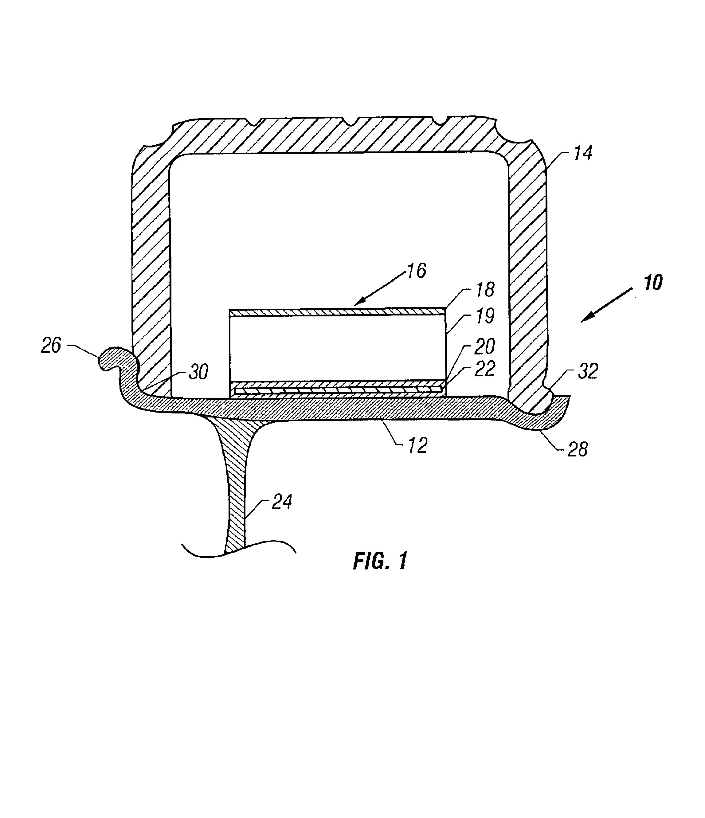 Method of manufacturing a filament formed reinforcement member and a run flat tire support therewith