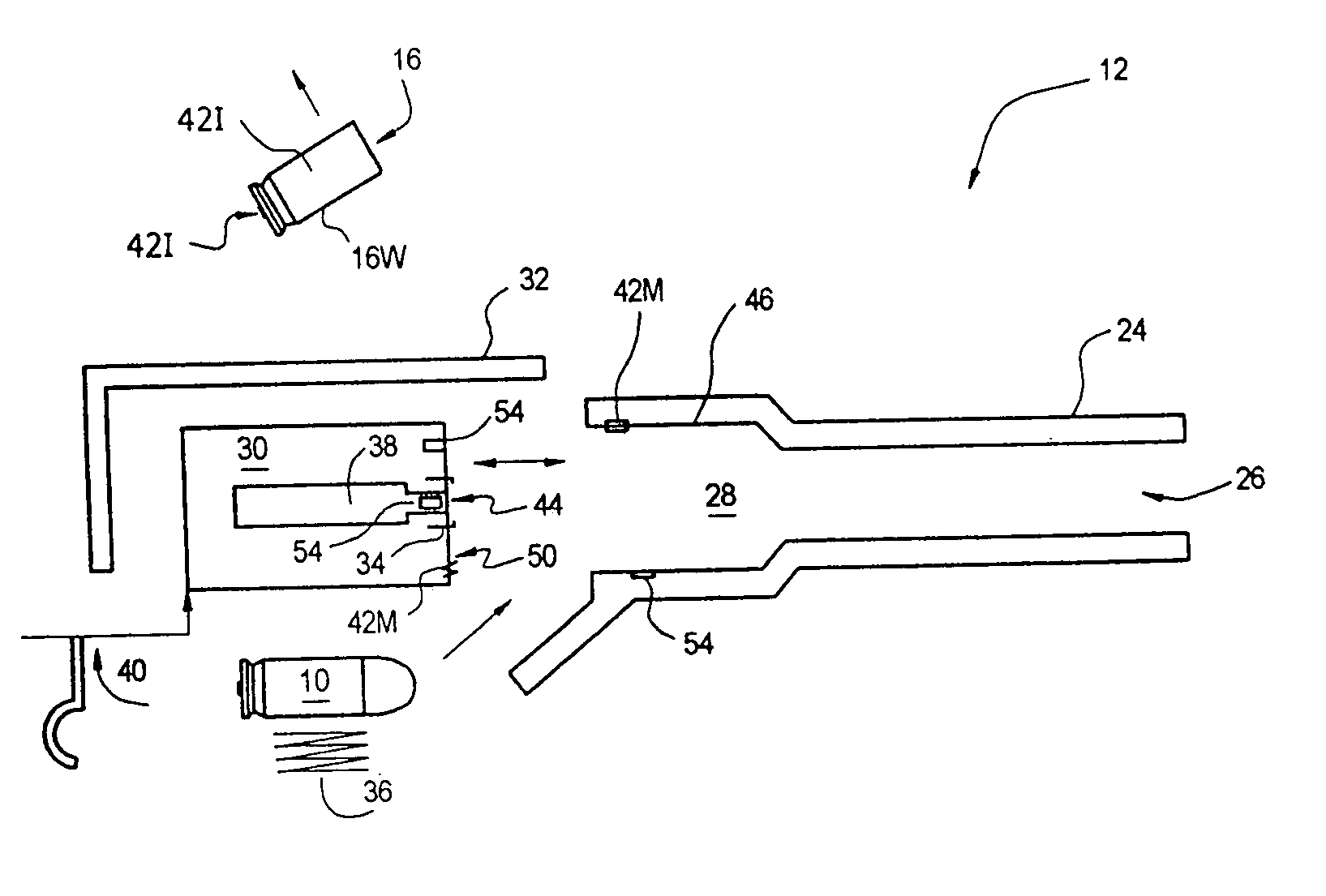 Method and apparatus for cartridge identification imprinting in difficult contexts by recess protected indicia