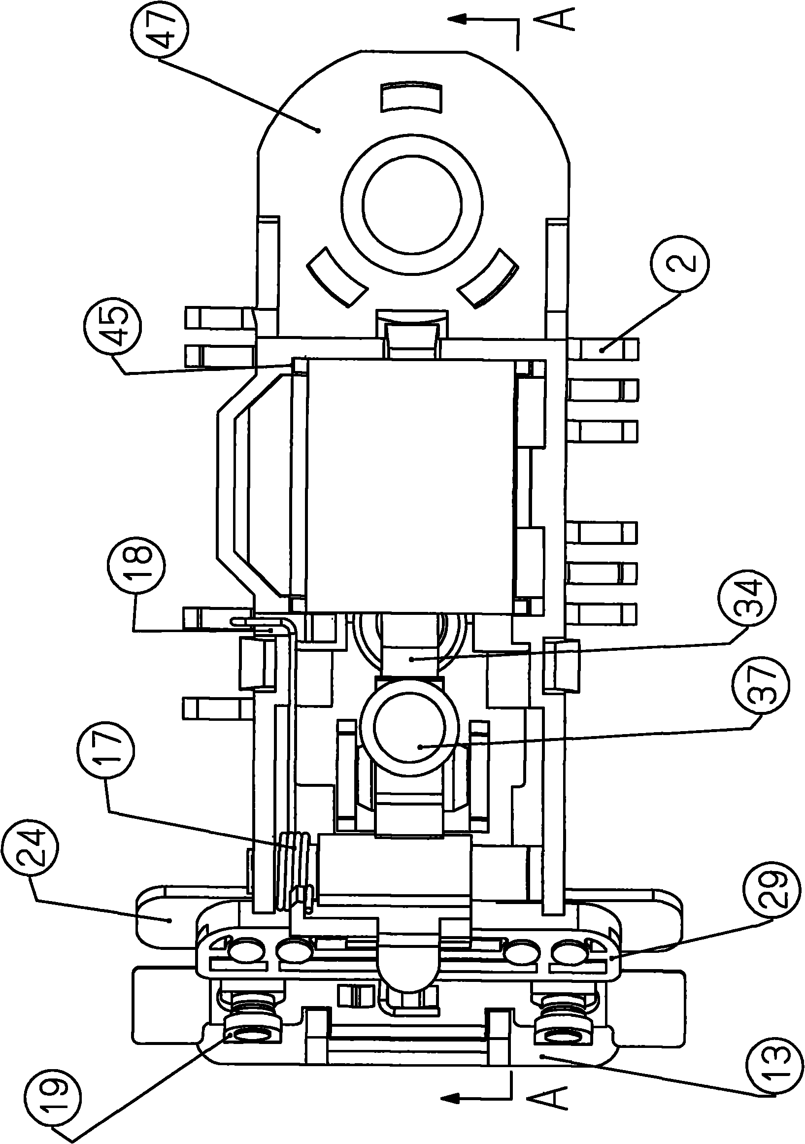 Operating mechanism of leakage protector