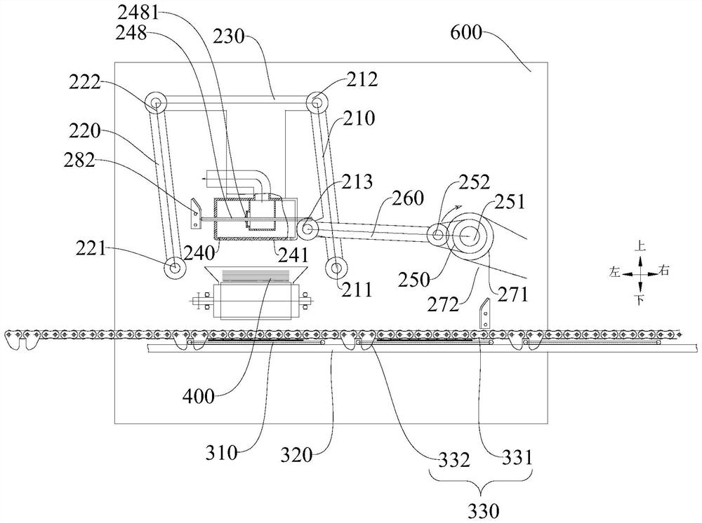 Stripping device and laver processing machine