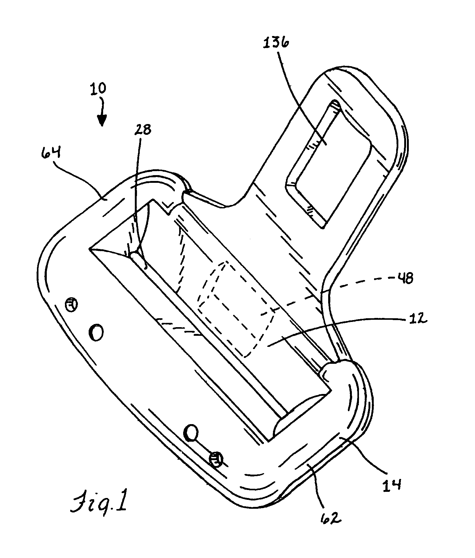 Anti-rattle tongue plate and method of forming same