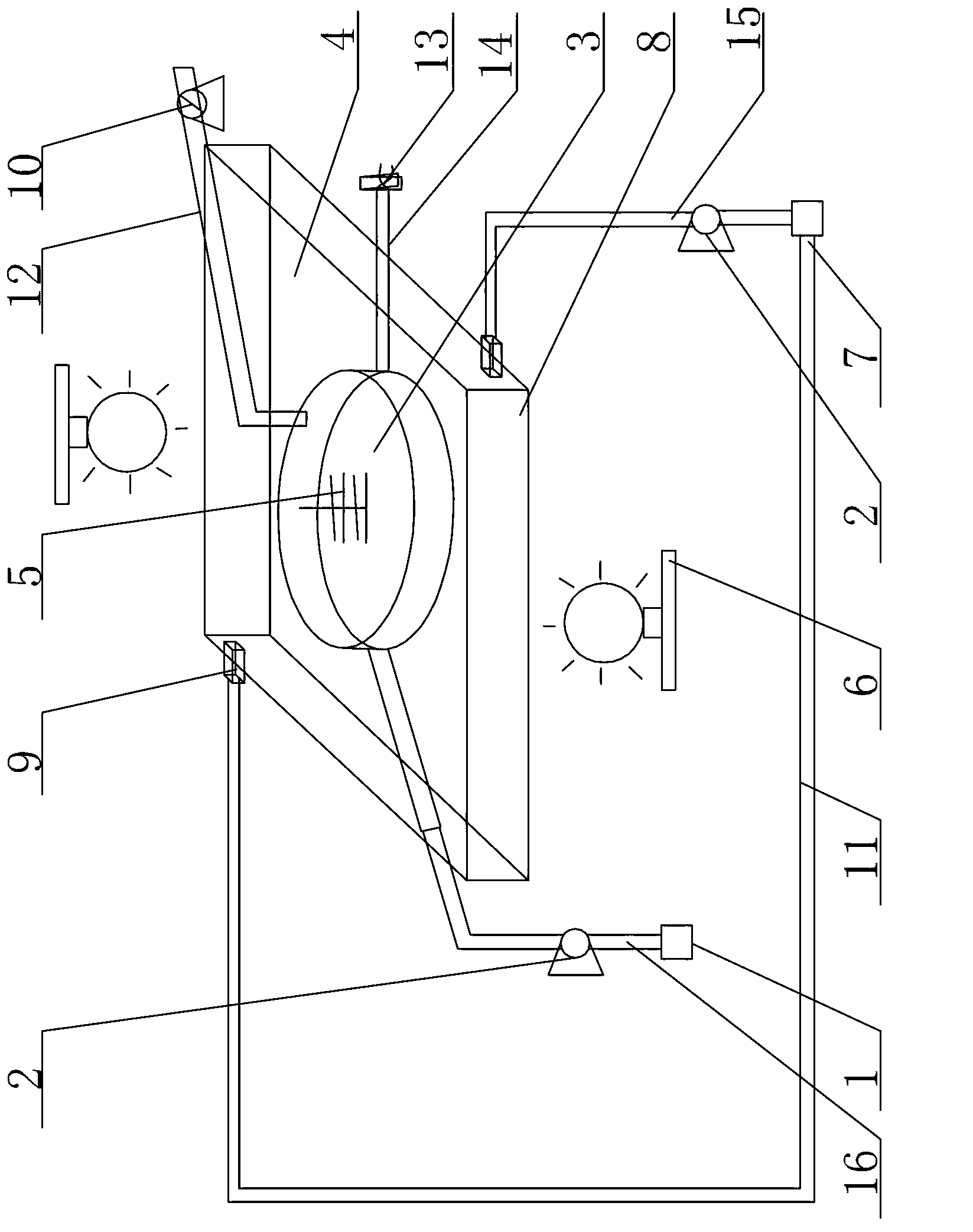 Light fermentation hydrogen production reactor