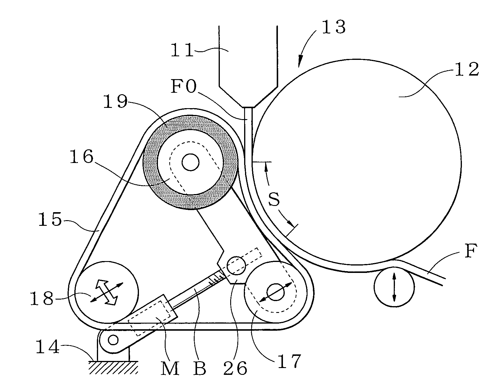 Method and apparatus for producing thermoplastic synthetic resin sheet or film