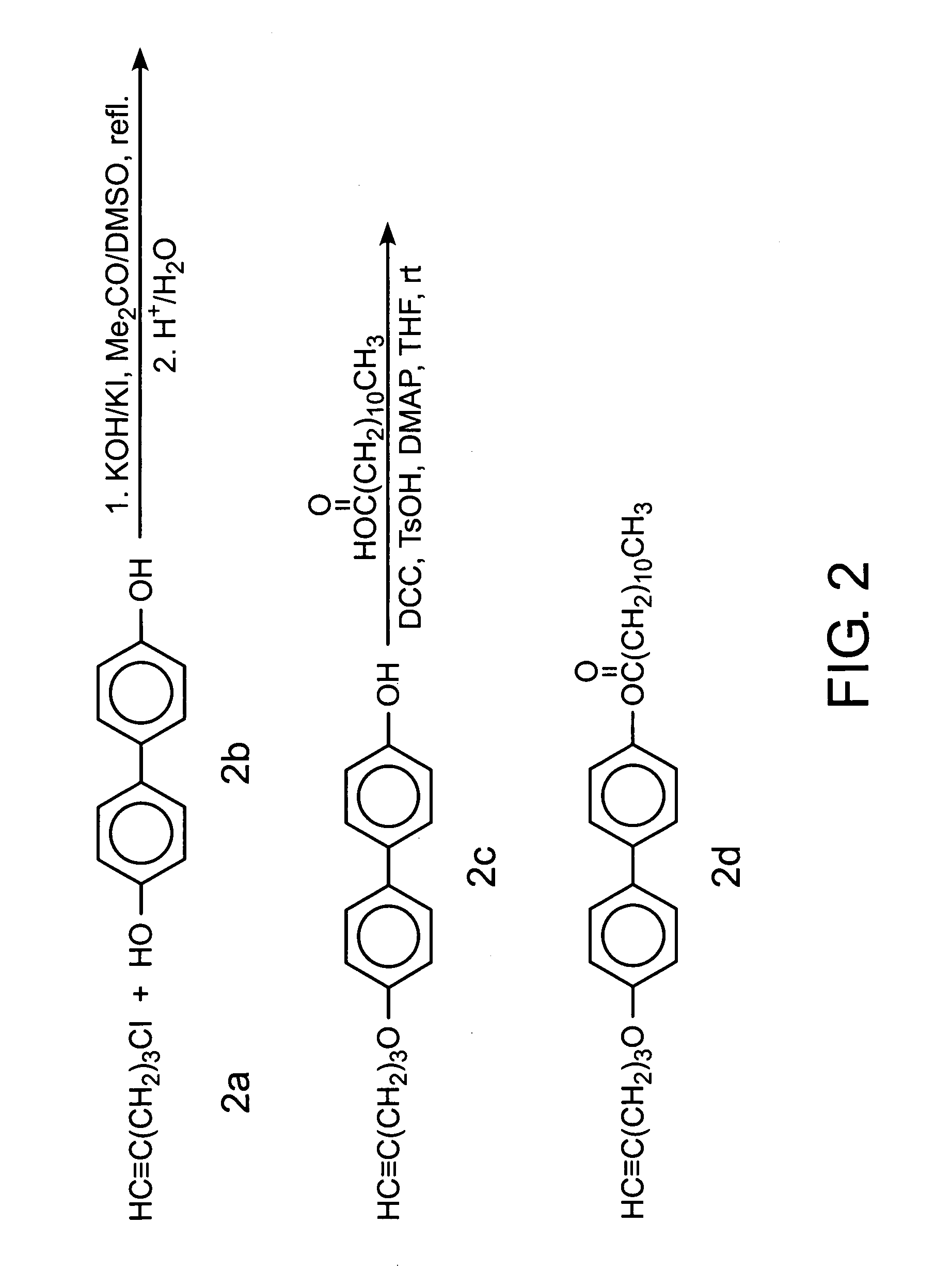 Acetylene polymers and their use as liquid crystals