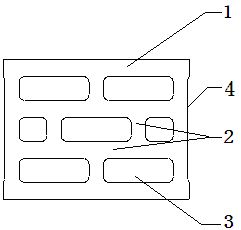 Three-row hole recycled concrete load-bearing energy-saving composite thermal insulation block and preparation method thereof