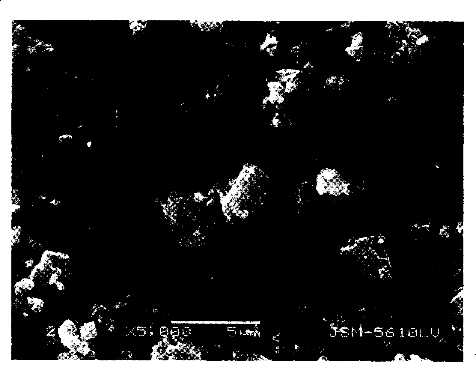 Method for preparing ferrous oxalate hydrated salt crystal