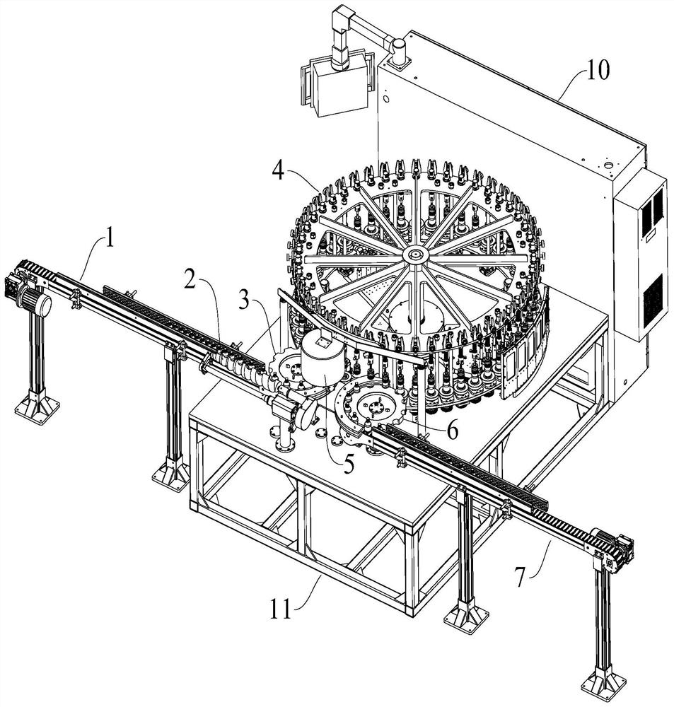 Glass bottle foreign matter detection equipment