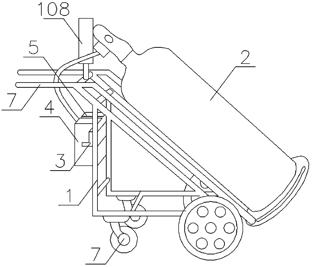 Portable anesthesia bracket, anesthesia monitoring system and anesthesia depth adjusting and control method