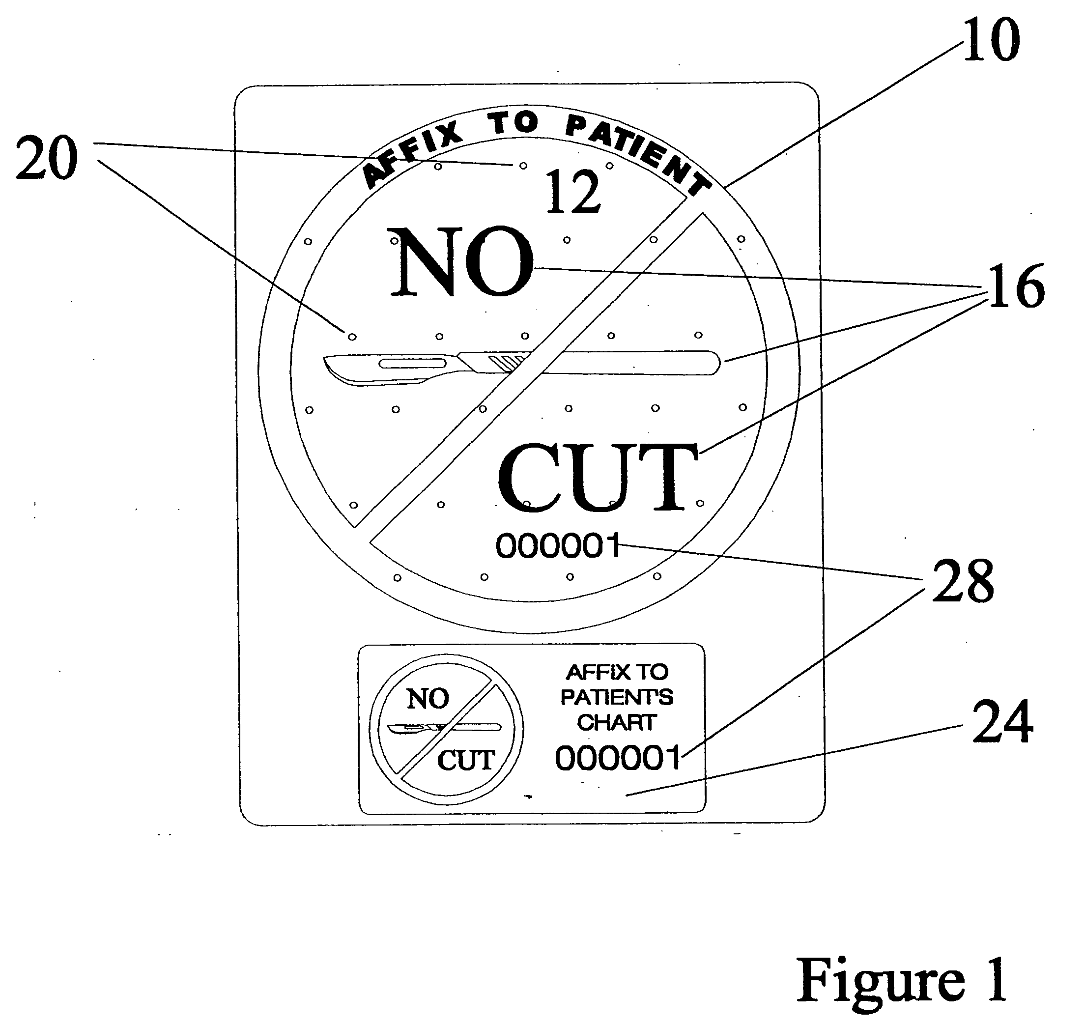 Pre-surgical safety, warning notification and/or safety device