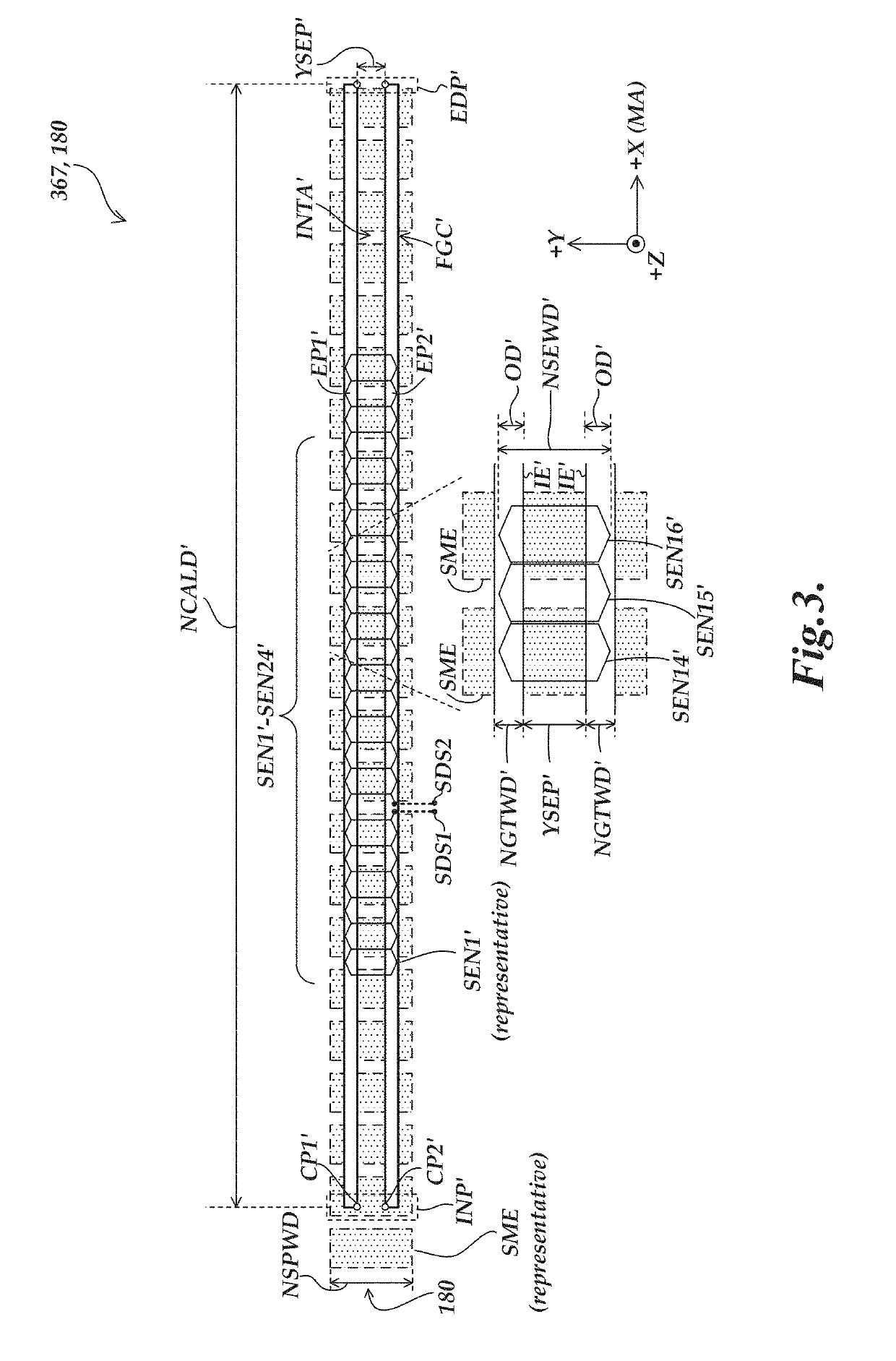 Winding configuration for inductive position encoder