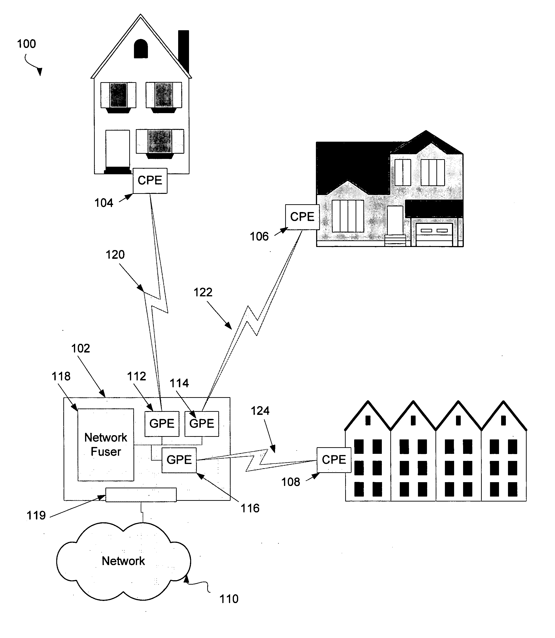 Wireless network system and method