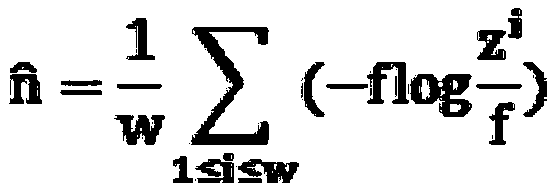 Group quantity diversity estimation method based on information moment