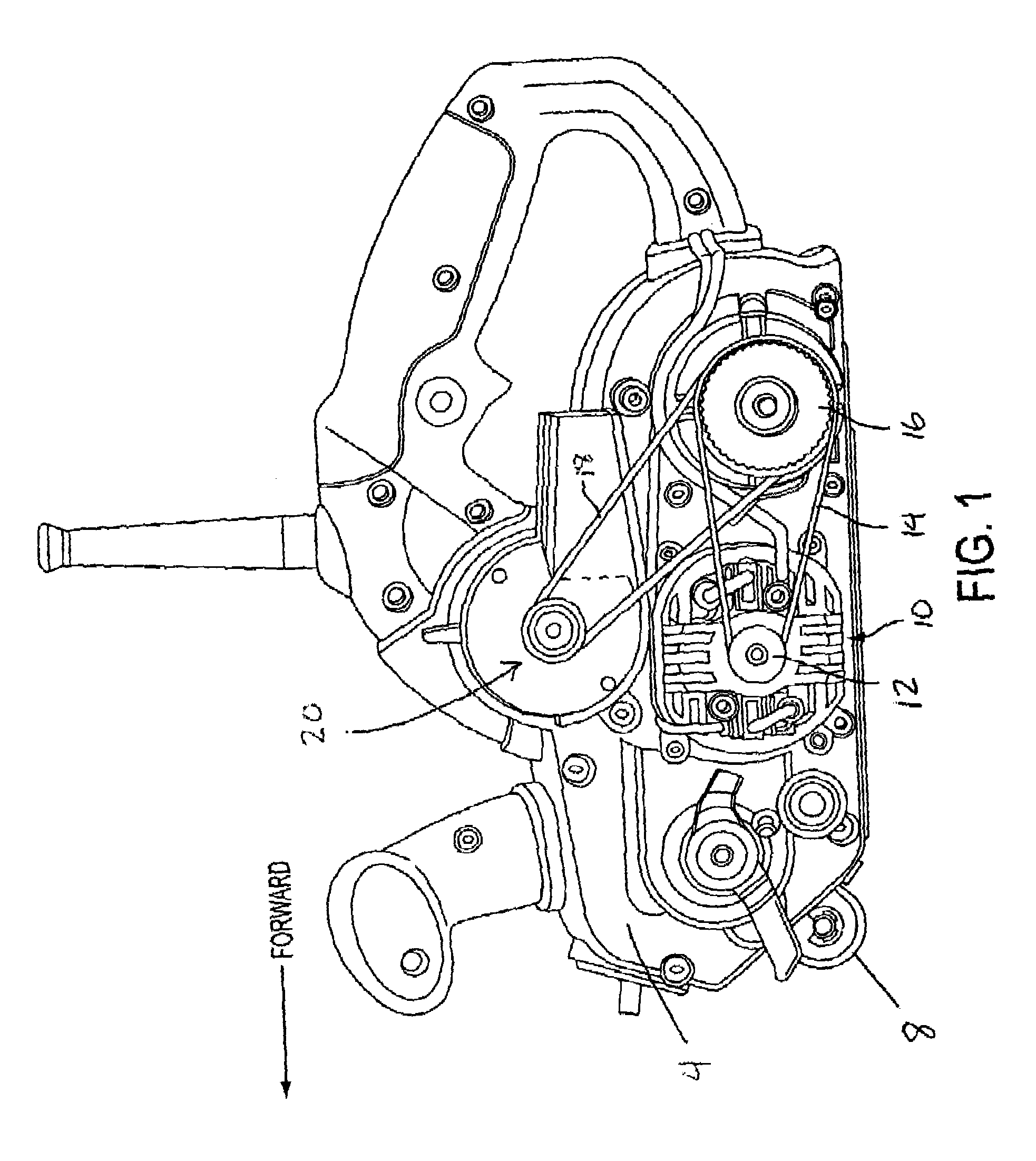 Dust collection system for a belt sander