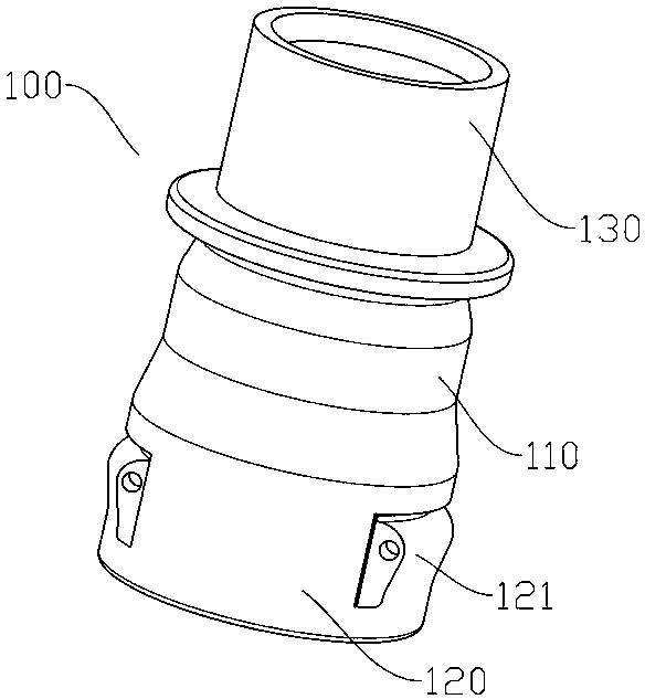 Laser welding type quick-plug connector