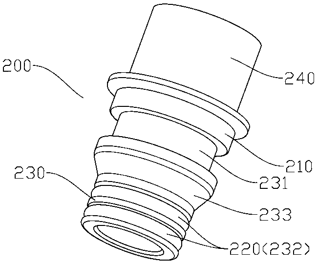 Laser welding type quick-plug connector