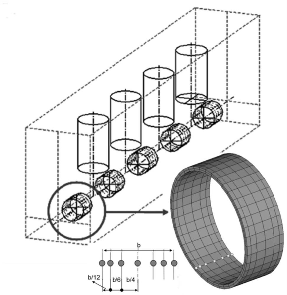 Method and device for correcting wear profile of main bearing of engine