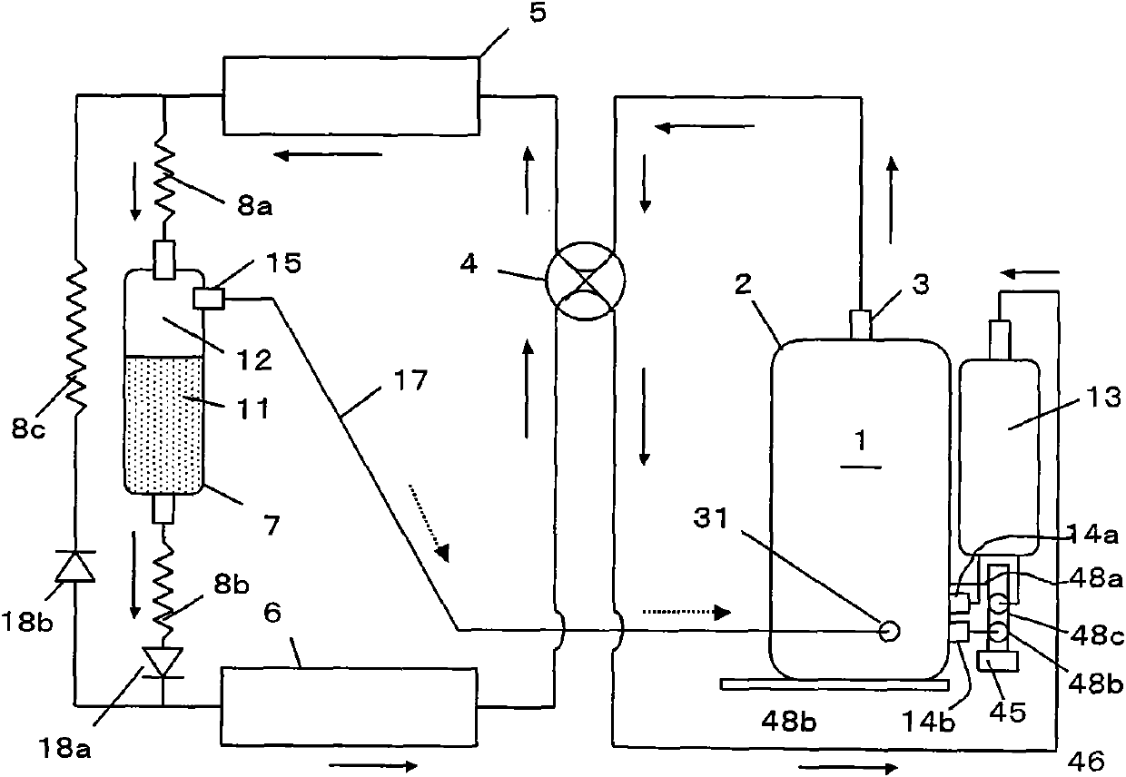 Capacity-control type double-cylinder rotary compressor and control method thereof