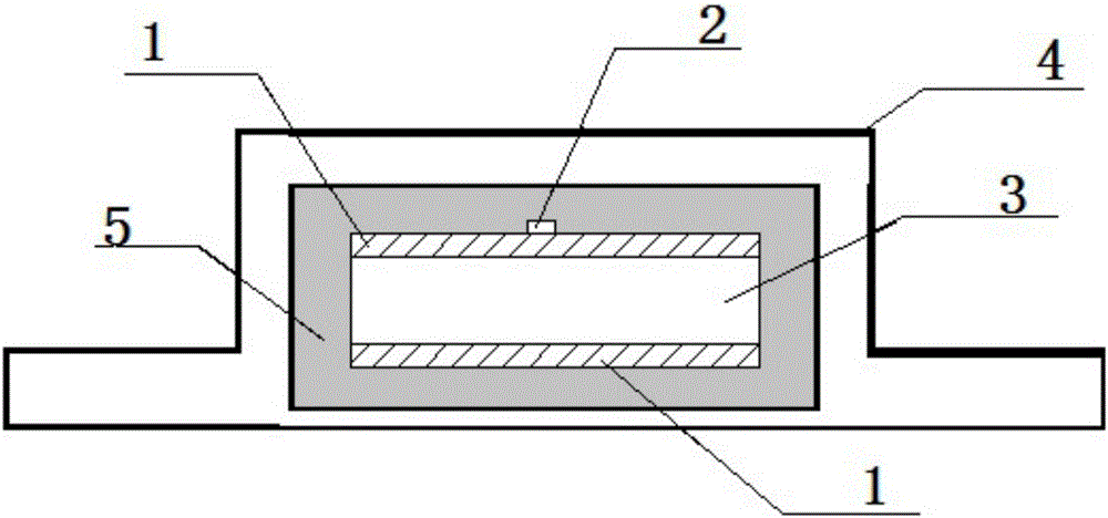 High temperature resistant RFID electronic tag and preparation method thereof