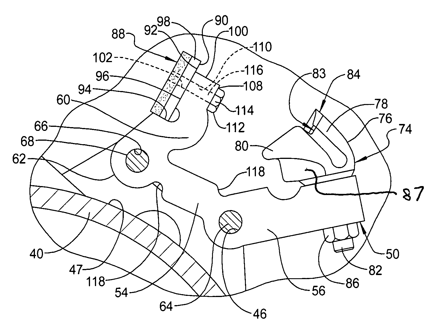 Multi-functional tool assembly for processing tool of material processing machine