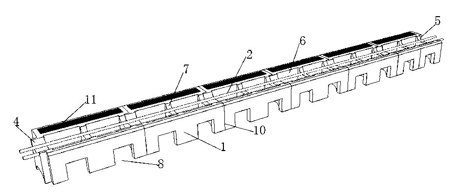 Self-heat-preservation mortar-free block masonry shear wall system and construction method thereof