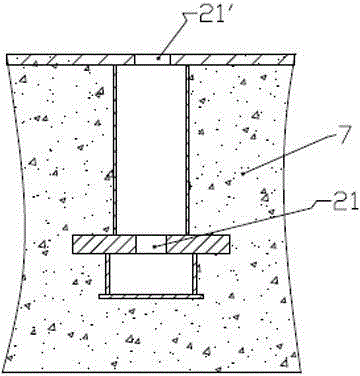 Power equipment base fastening device and fixing method