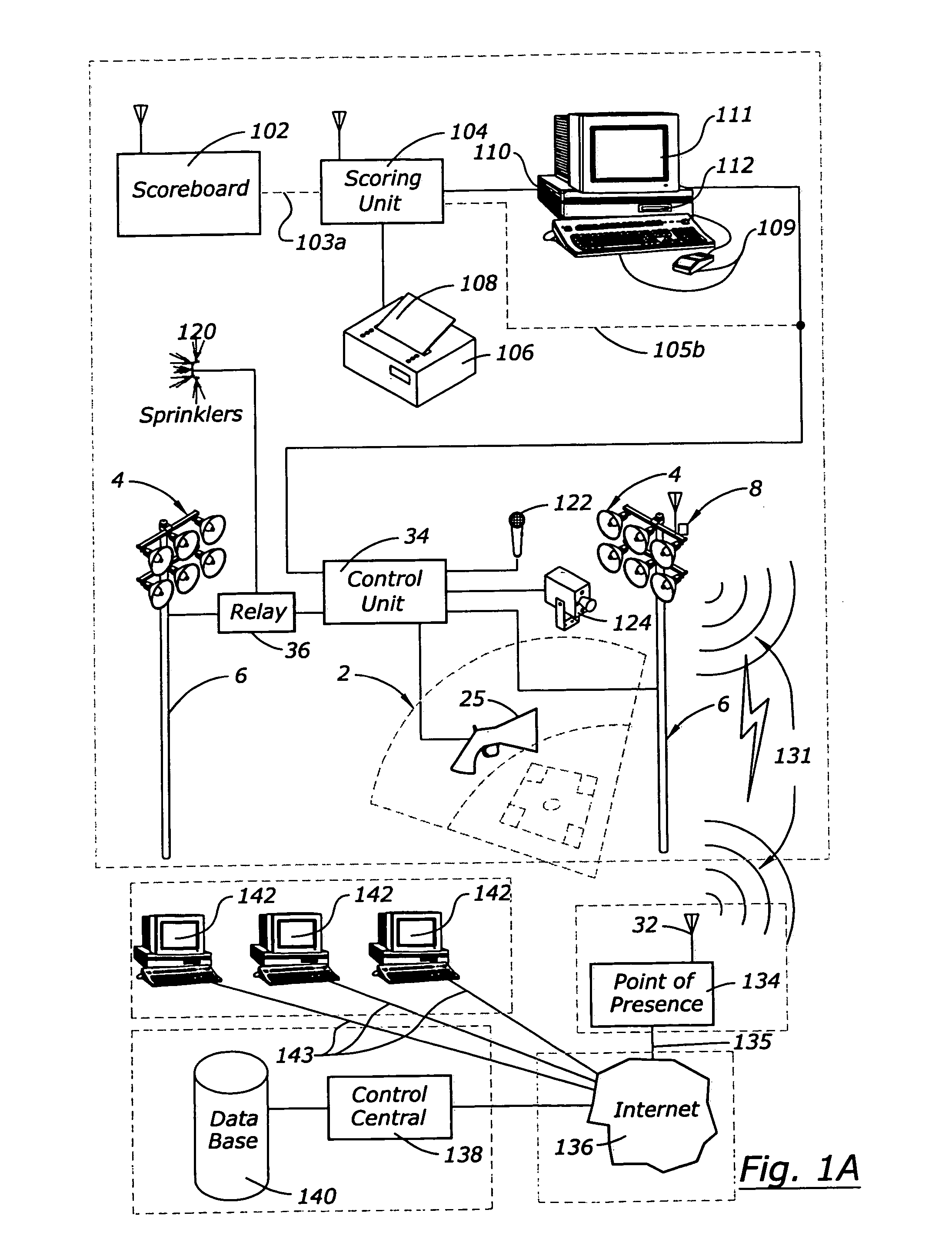 Apparatus, system, and method for wide area networking through a last mile infrastructure having a different primary purpose and apparatus and method for electronic scoring, score reporting, and broadcasting