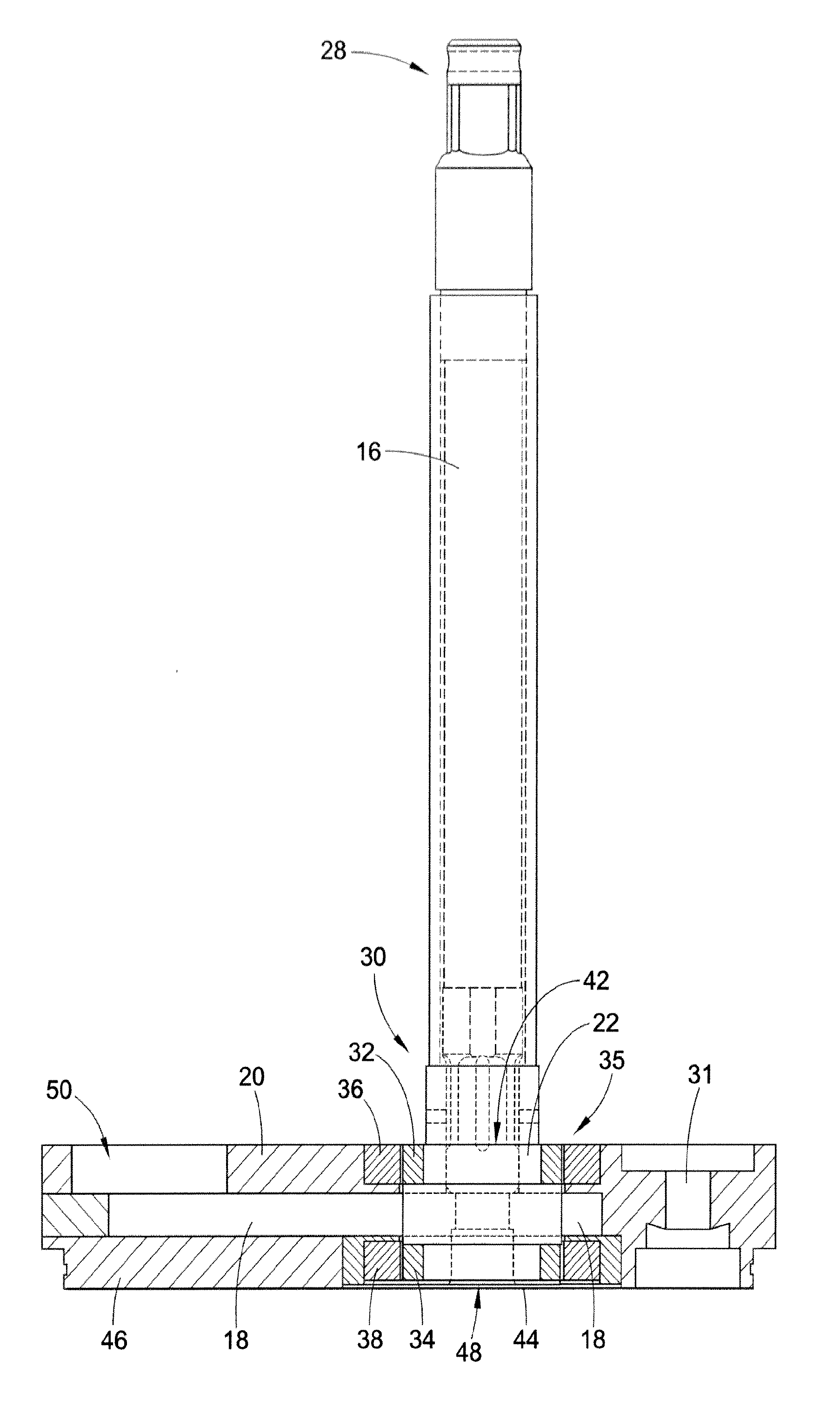 Mold pump assembly