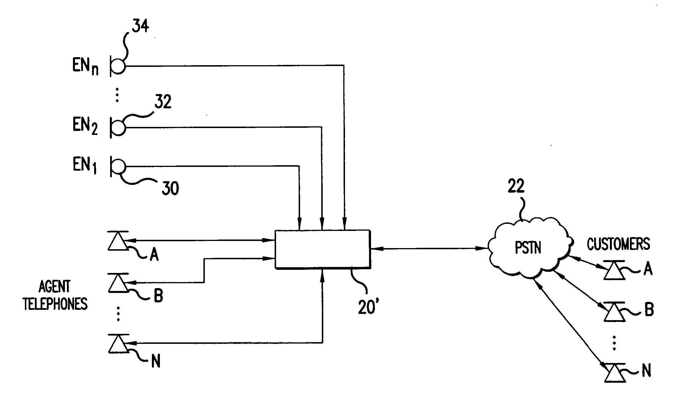 Speech canceler-enhancer system for use in call-center applications