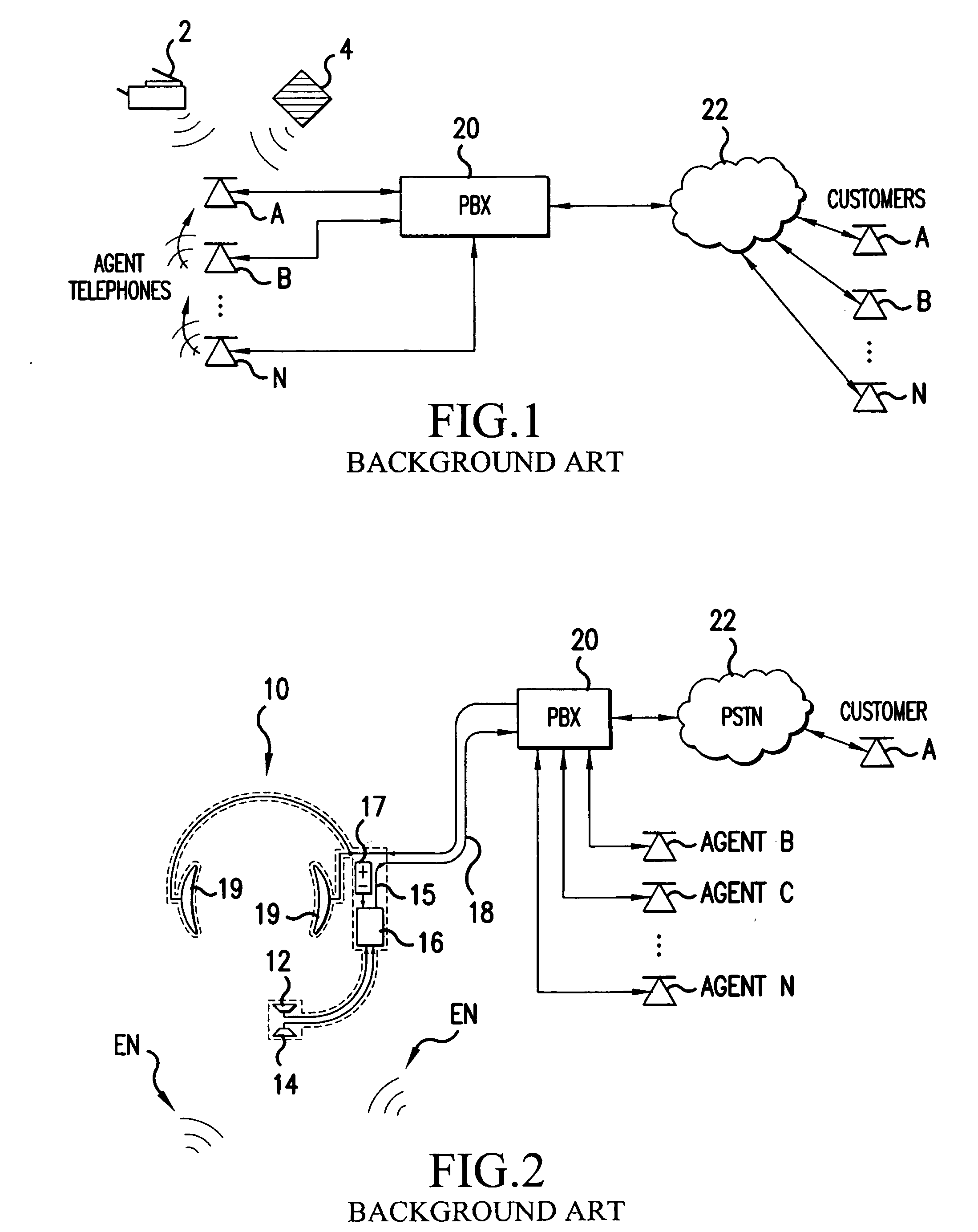 Speech canceler-enhancer system for use in call-center applications