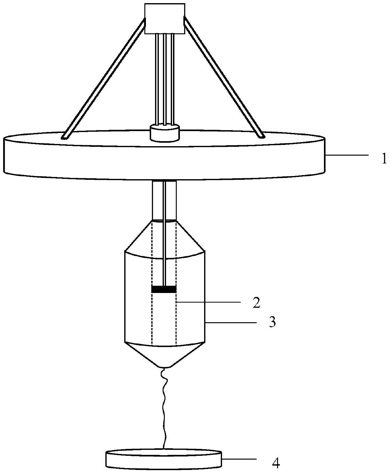 Maximum wave energy tracking system based on wave energy buoy light