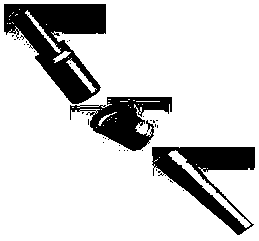 Technique for integrally and quickly forming special shaped rudder shaft of aircraft