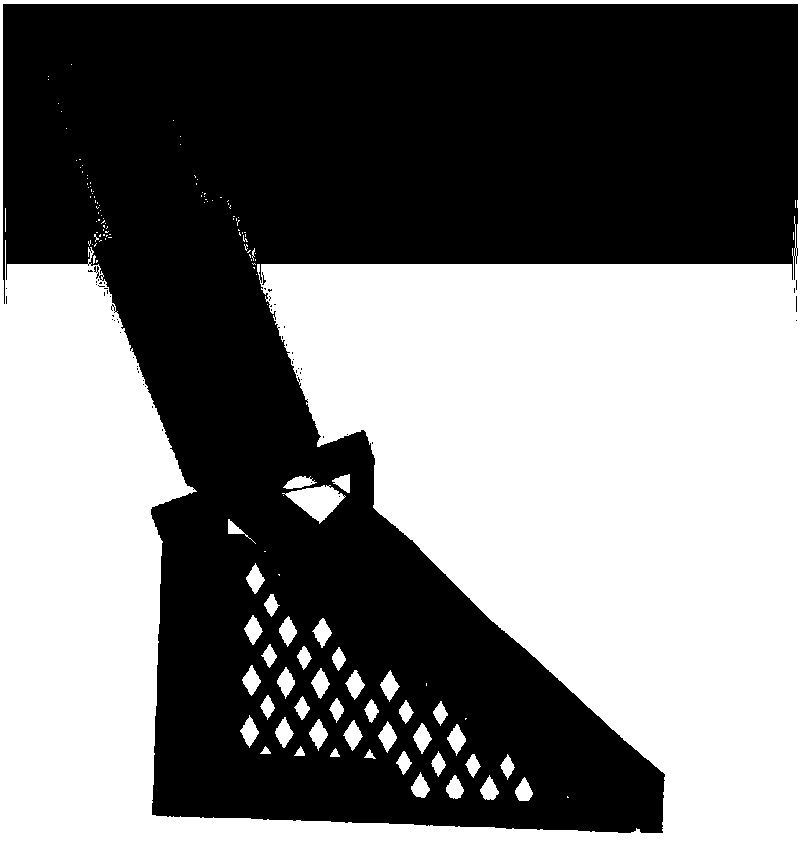 Technique for integrally and quickly forming special shaped rudder shaft of aircraft