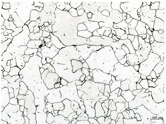 Ultra-supercritical martensite heat resisting cast steel original austenite grain size display method