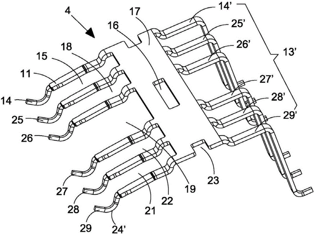 A QSFP connector for high-frequency signal transmission