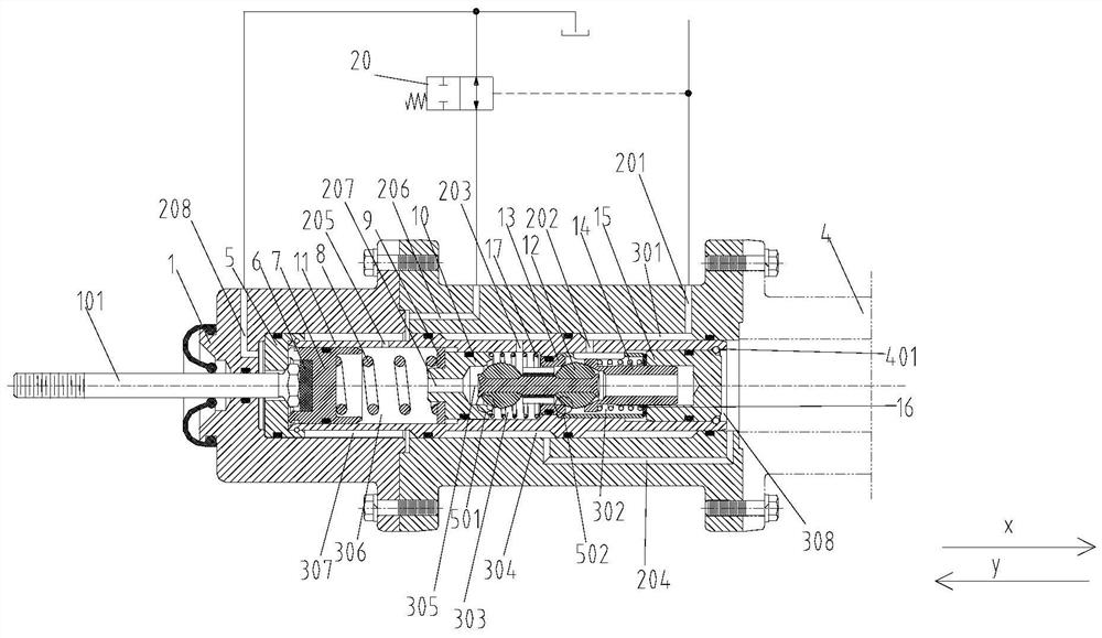 A hydraulic power-assisted brake pressure regulating system for motor vehicles