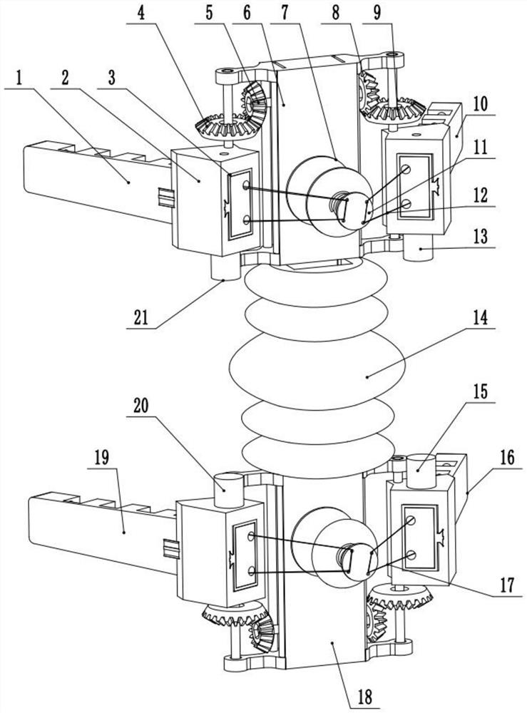 Inchworm-like climbing robot