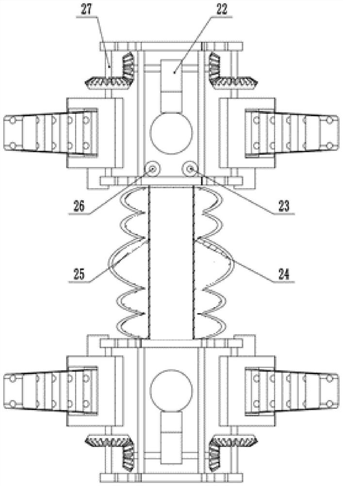 Inchworm-like climbing robot