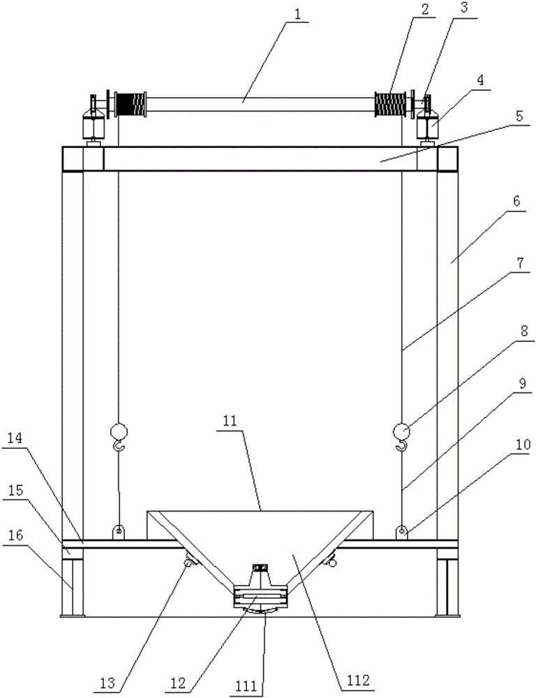 Solid waste recycling device for concrete