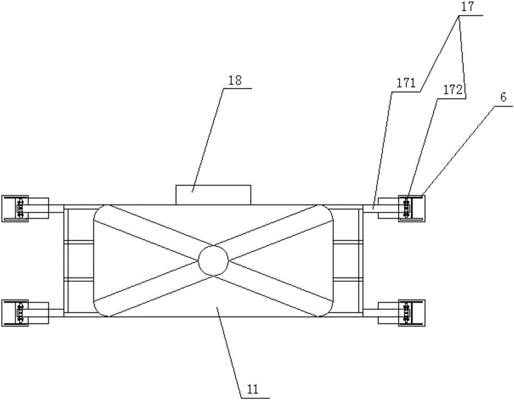 Solid waste recycling device for concrete