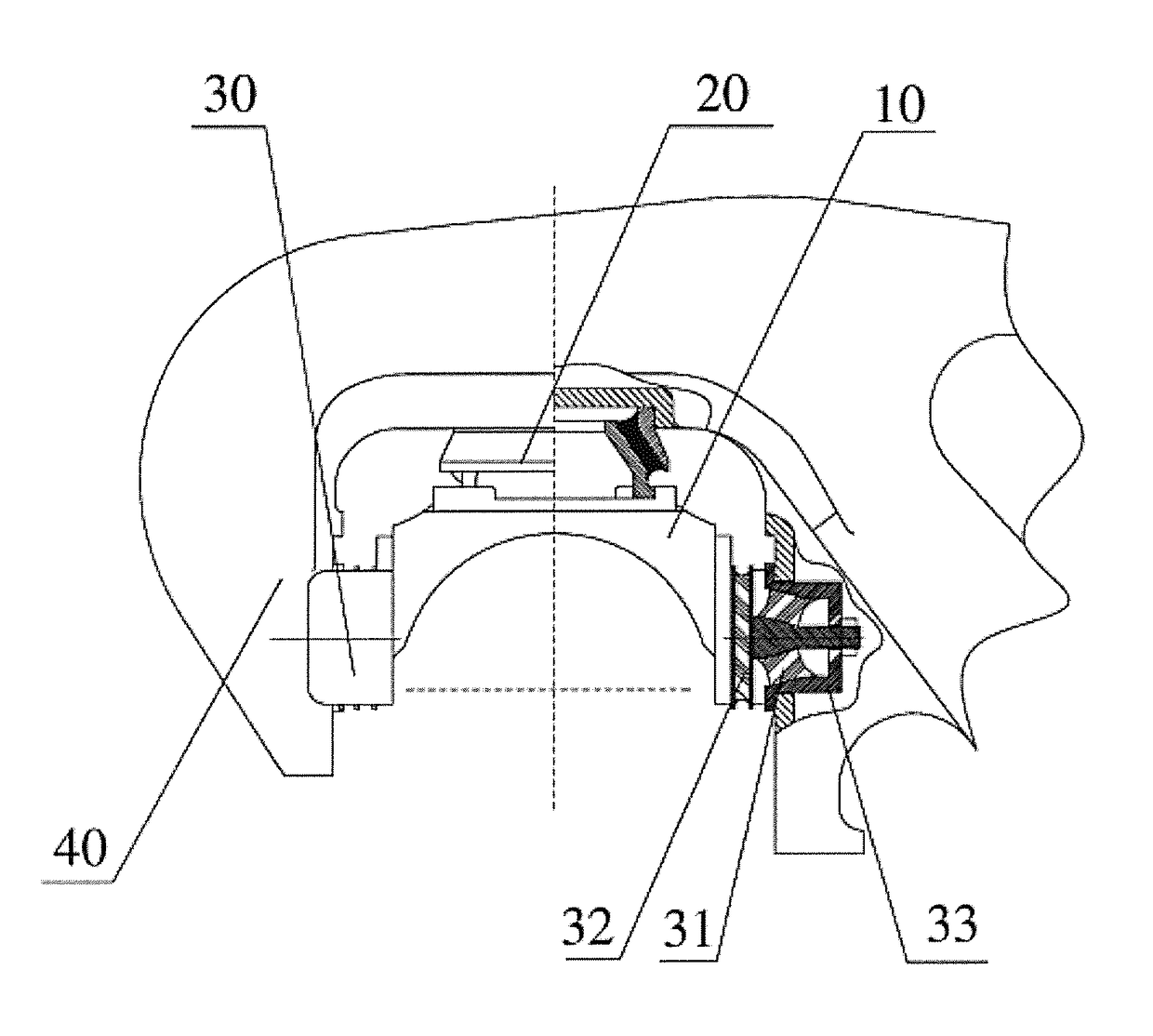 Variable stiffness positioning device for railway vehicle bogie axle box