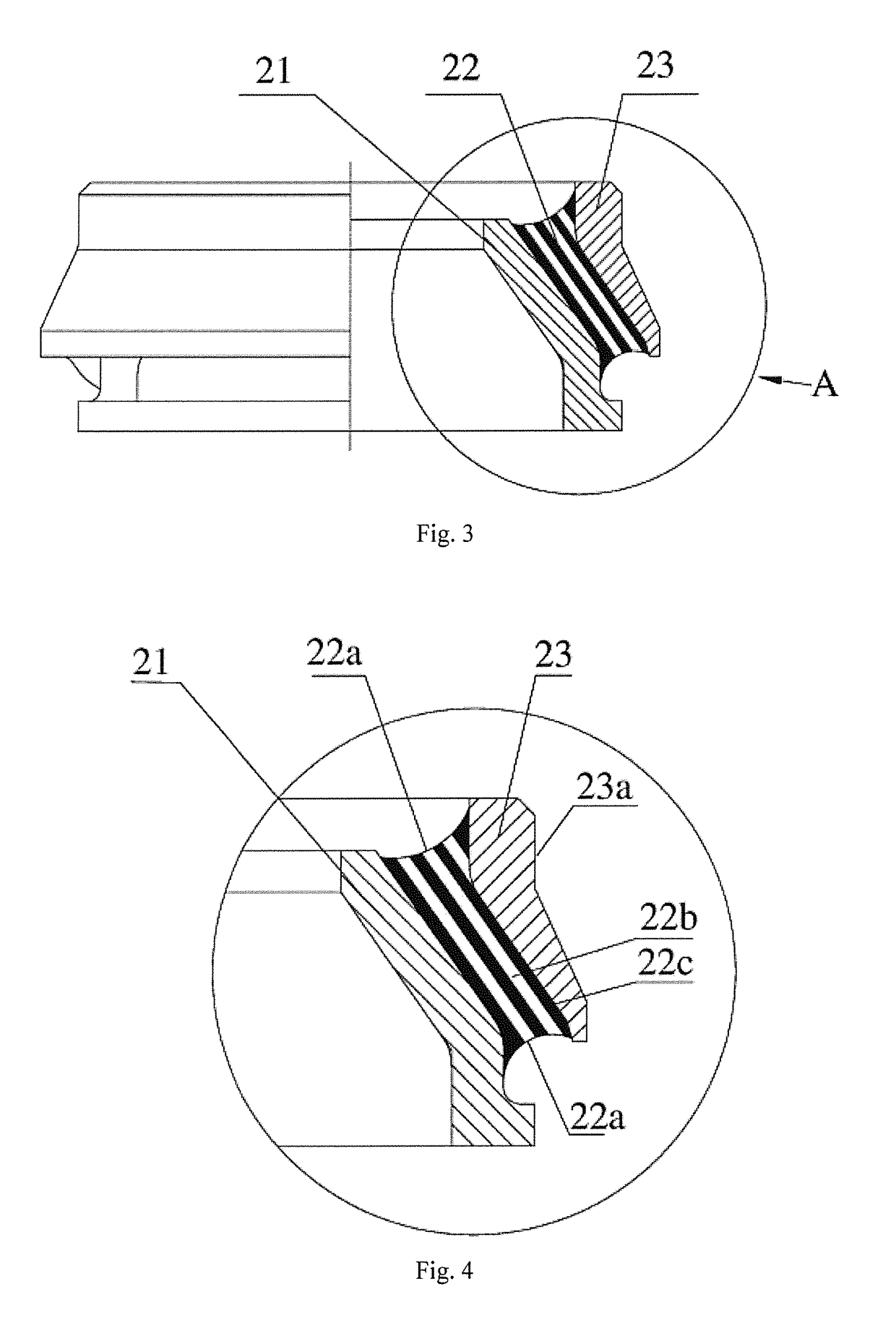 Variable stiffness positioning device for railway vehicle bogie axle box