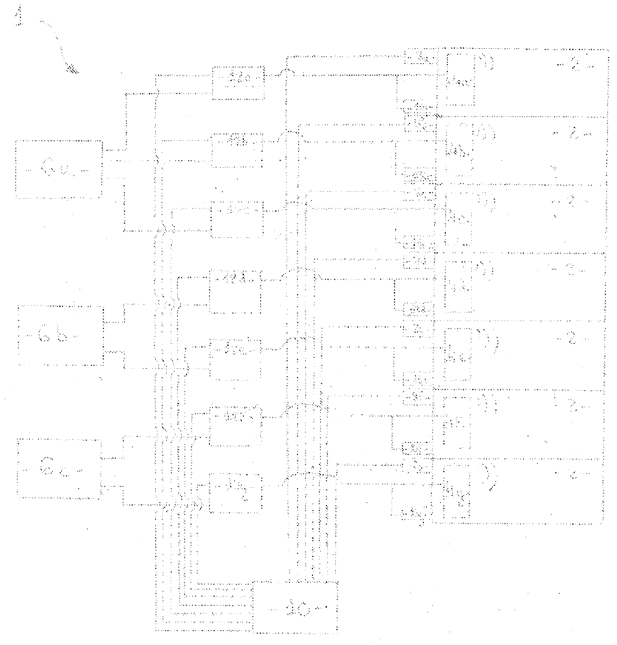 System for managing a plurality of alarmed individual spaces