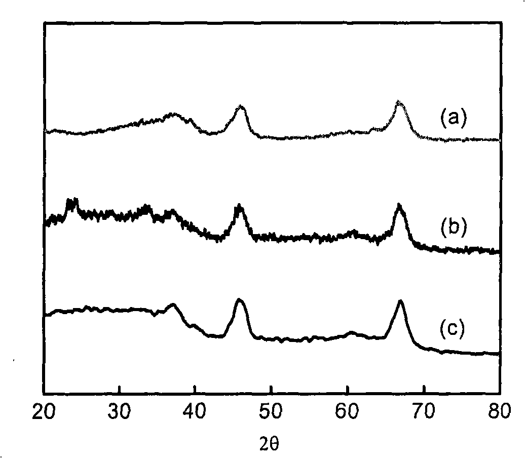 Hydrothermal deposition preparation of load type single metal hydrogenation catalyst